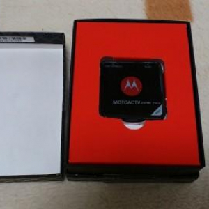 Motorola MOTOACTV開封の儀