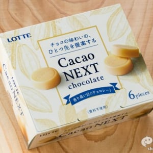 『Cacao NEXT（カカオ ネクスト）』普通のホワイトチョコだと思って食べればびっくり確実のカカオ風味！