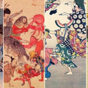 まさにハロウィン状態www 浮世絵・日本画に見る江戸時代の衝撃的コスプレ祭りまとめ