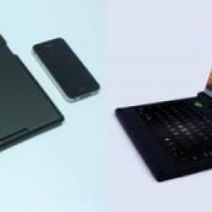 プロジェクターでスマートフォンの画面を11インチのスクリーンに映し出すノートPC型アクセサリー「LightPad」、CES 2012で正式披露