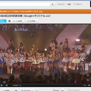 【ライブレポ】『AKB48紅白対抗歌合戦』　Google+『ハングアウト』で楽しむ次世代ライブ