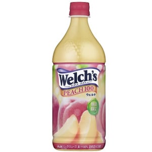 桃の節句に！ピーチ果実をほおばったようなWelch’s新発売