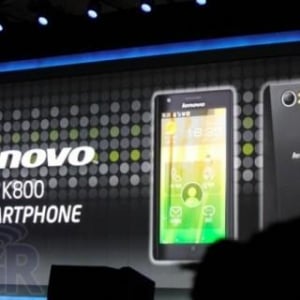 CES 2012：Intel “Medfiled” SoCを搭載した世界初のスマートフォンはLenovo K800、2012年Q2に中国で発売