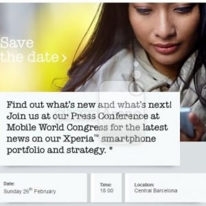 Sony Ericsson、2月のMWC 2012でXperia新機種を発表か？2月26日にプレスカンファレンスを開催