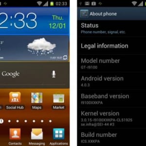 Galaxy S II（GT-I9100）向け、ICSファームウェアの新ビルド「I9100XXKPA」がSamMobileで公開