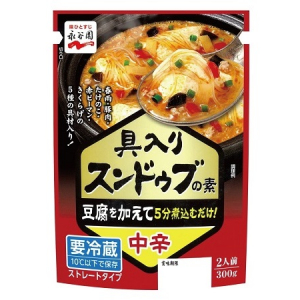 豆腐を入れて煮込むだけ！具入りがうれしいスンドゥブの素