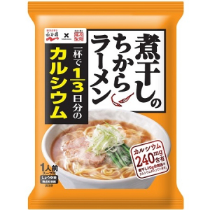 健康感ある即席袋麺！「煮干し」、「かに」のちからラーメン