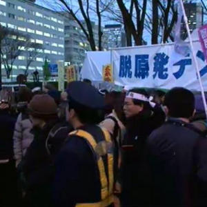 “脱原発テント村”撤去命令に市民団体らが抗議集会　「撤去するのは原発だ」