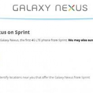 Google、Sprint版Galaxy Nexusのサインアップページを公開