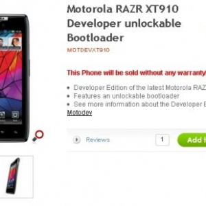 Motorola、ブートローダーのアンロックに対応した「Motorola RAZR Developer Edition」をまもなく発表？（更新：発表されました）