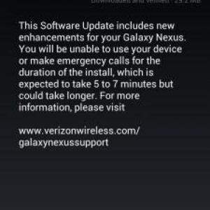 一部のVerizon版Galaxy NexusにAndroid 4.0.4（IMM30B）のアップデートが配信（更新）