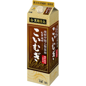 ふくよかなコクと香りを満喫！甲乙混和麦焼酎「こいむぎ」