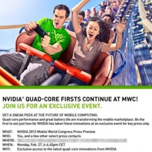 NVIDIA、MWC 2012でTegra 3スマートフォンを披露