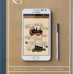 NTTドコモ向けGalaxy Note SC-05Dのパンフレット