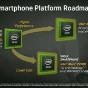 MWC 2012：Intel、スマートフォン向けAtomプロセッサー「Z2580」と「Z2000」を発表