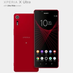 21:9シネマスコープディスプレイ「Xperia X Ultra」のコンセプト図