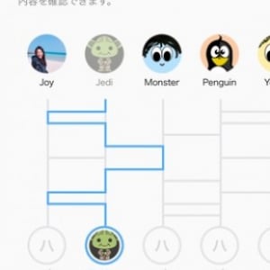 Android版「LINE」のトークルームで“あみだくじ”の作成と実行が可能に