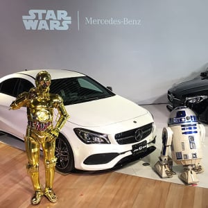 【STAR WARS】コラボした特別仕様のメルセデス・ベンツ CLAが登場。ダークサイドな大人にピッタリ！