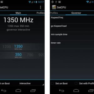 AndroidのCPUクロック調節アプリ「SetCPU」がアップデート、UIが一新