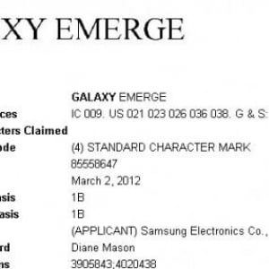 Samsung、米国で「Galaxy Emerge」、「Galaxy Stellar」、「Galaxy Halo」を商標出願