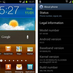 Galaxy S II GT-I9100用Android 4.0の公式ソフトウェア「I9100XXLPQ」がダウンロード可能に、root化も既に可能