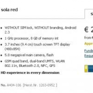 Xperia Sola、ドイツでは4月下旬に発売、価格は€350前後の見込み