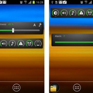 Slider Widget : ホーム画面から画面の明るさと各種音量を直接変更できるウィジェットアプリ