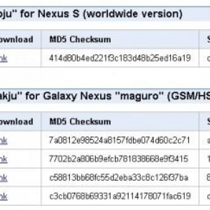 Google、Nexus SとGalaxy Nexus向けAndroid 4.0.4（IMM76D）のファクトリーイメージを公開