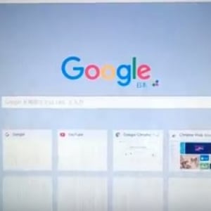 PC版Google検索でGoogleロゴに不思議なアニメーションが表示される