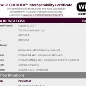 BlackBerryの次期モデル“Krypton”（BBD100）がWi-Fi Allianceの認証を取得