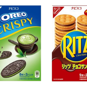 オレオ「抹茶ラテ」とリッツ「チョコサンド」が新登場