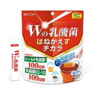 Ｗ乳酸菌の「はねかえす力」が元気をサポート！