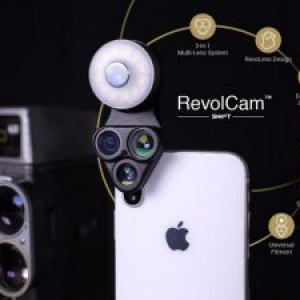 iPhoneのカメラを劇的進化させる外付けレンズ「RevolCam」
