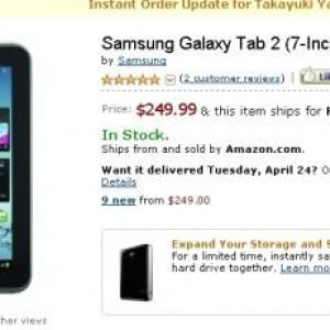 Android 4.0標準搭載Galaxy Tab 2(7.0)が米国で発売