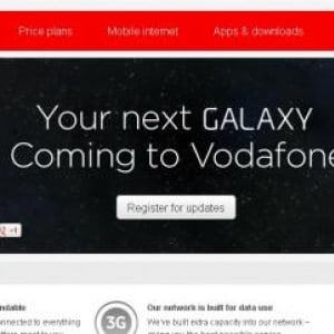 Vodafone UKが自社のWEBサイトで”Next Galaxy”の発売を予告