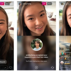 Instagramのライブ配信に視聴者から参加をリクエストする機能が追加