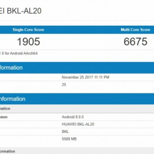 Honor V10がGeekBenchに登場、Kirin 970レベルの高いスコアを発揮