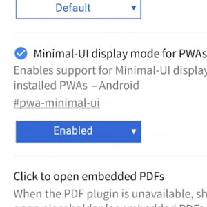 Android用Chrome 63に新しいWEBアプリの表示モード「Minimal UI」が導入