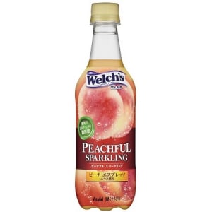 「Welch’s」より濃厚なピーチの味わいを楽しめる果汁炭酸飲料