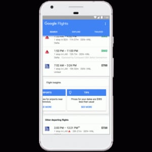 Googleフライトが機械学習技術でホテル料金を追跡、Google Tripsには割引機能が追加