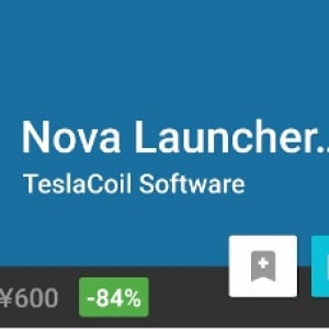 Nova Launcher Primeがホリデーセールで99円とお買い得に