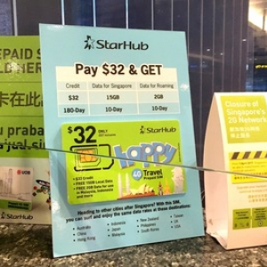 【シンガポール 最新レポ】 空港で格安「SIM」を手に入れる方法