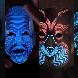 ストリートダンスとの組み合わせにも！音楽に反応して神秘的に輝くマスク「LED Mask」