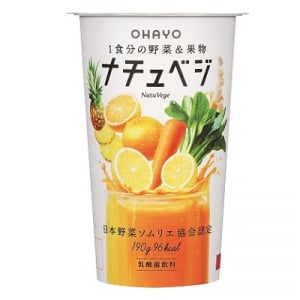 【砂糖ゼロなのに飲みやすい】オハヨー「1食分の野菜＆果物 ナチュベジ」がセブン＆アイグループで発売