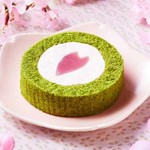 【春を感じる桜ロール】ローソンから「桜と抹茶のロールケーキ～はる・はろう・ろうる～」新発売