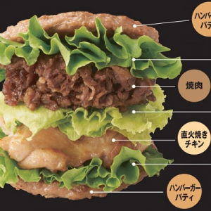 【肉の日だけのボリューム】モスバーガー「にくにくにくバーガー」朝10時半から販売スタート！