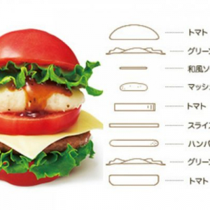 「有吉弘行のダレトク!?」で商品化が決定！バンズ代わりにトマトではさむ「とま実バーガー」