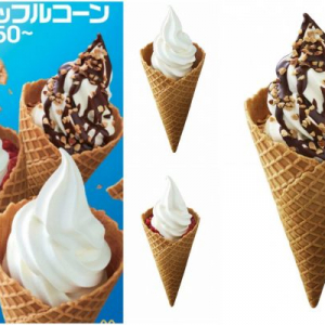 マクドナルドの本格ソフトクリーム ！「ワッフルコーン」3種発売