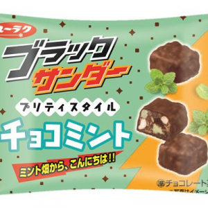 【ついに】ファミマ限定でブラックサンダーのチョコミントが新発売！