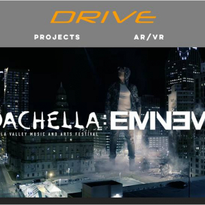 『コーチェラ・フェスティバル』に出演したエミネム　公式ARアプリ『Eminem Augmented』を使ったステージ演出を披露